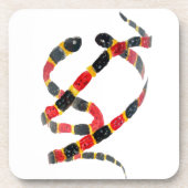 Reptile Art Coral Snake Drankjes Onderzetter (Voorkant)