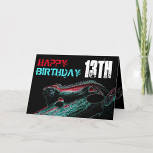 Reptile Birthday Kaart