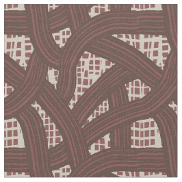 reptile Burgundy lins bold grid stripe texture dar Stof