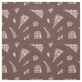 reptile Burgundy lins bold grid stripe texture dar Stof (Swatch)