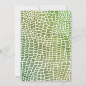 Reptile Kids Verjaardag uitnodiging (Achterkant)