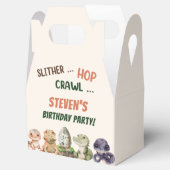 Reptile Kids verjaardagsfeestje Bedankdoosjes (Geopend)