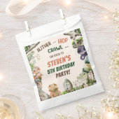 Reptile Kids verjaardagsfeestje Bedankzakje (Geknipt)