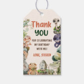 Reptile Kids verjaardagsfeestje Cadeaulabel (Voorkant)