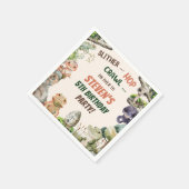 Reptile Kids verjaardagsfeestje Servet (Hoek)