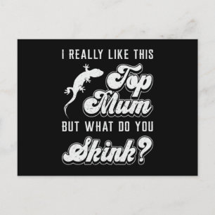 Reptile Lizard Gecko Reptiles Animal Funny Gift Briefkaart