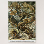 Reptile Lizards by Ernst Haeckel Legpuzzel (Verticaal)