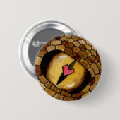 Reptile Love pin Ronde Button 5,7 Cm (Voorkant /achterkant)