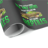 Reptile lover Gifts snake frog and turtle owner Cadeaupapier (Rol Hoek)