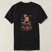 Reptile Merry Crickets Lizard Gecko Ugly Kerstmis T-shirt (Design voorkant)