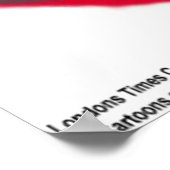 Reptile People Funny Cartoon Poster (Hoek)