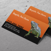 Reptile Pet Store Iguana Lizard Visitekaartje
