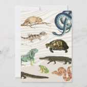 Reptile Show Birthday Party Invitation (Achterkant)