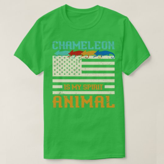 Reptile Zoo Keeper Chameleon T-shirt (Design voorkant)