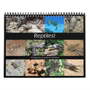 Reptileert Wall Calendar door J.W. Fatherree. Kalender