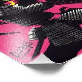 Reptiles and samurai art print foto afdruk (Hoek)