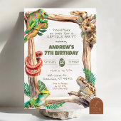 Reptiles Boy Birthday Kaart