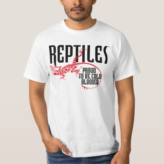 REPTILES - Prouteren om te worden verkouden T-shirt (Voorkant)