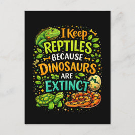 Reptiles Rule Briefkaart