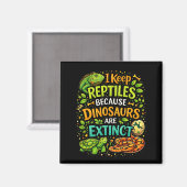 Reptiles Rule Magneet (Voorkant / Achterkant)