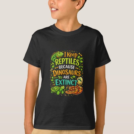 Reptiles Rule T-shirt (Voorkant)