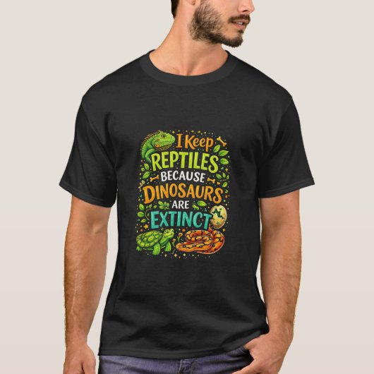 Reptiles Rule T-shirt (Voorkant)