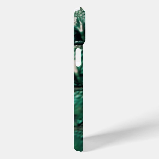 Reptiliaans chique smaragd ontwerp Case-Mate iPhone case (Achterkant / Rechts)