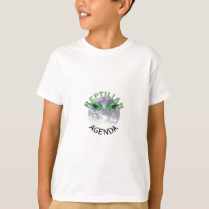 Reptiliaanse agenda t-shirt