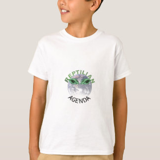 Reptiliaanse agenda t-shirt