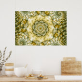 Reptilian - Fractal Art Poster (Keuken)