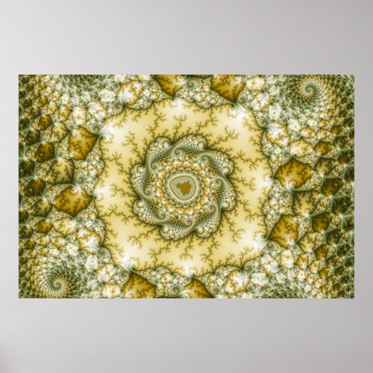 Reptilian - Fractal Art Poster (Voorkant)