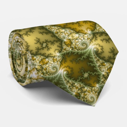 Reptilian - Fractal Art Stropdas (Opgerold)