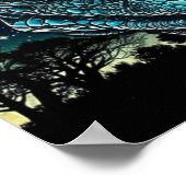 Reptilian Lizard Man buitenaards wezen Poster (Hoek)