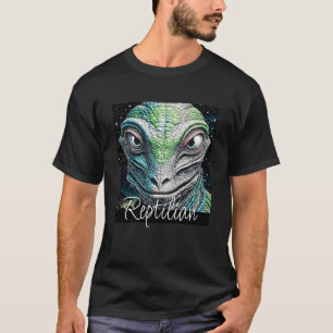 Reptilian Lizard Man buitenaards wezen T-shirt