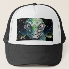 Reptilian Lizard Man buitenaards wezen Trucker Pet