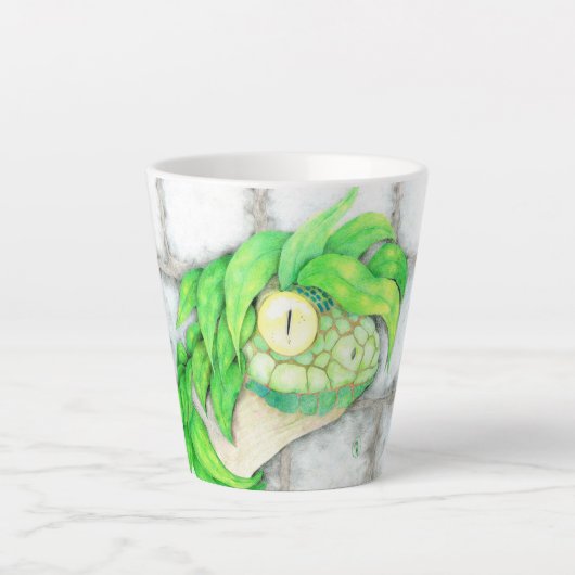 "Reptilian Recluse" Latte Mok (Voorkant)