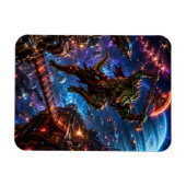 Reptilian Space Pirate — Savage Boarding Attack Magneet (Horizontaal)