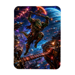Reptilian Space Pirate — Savage Boarding Attack Magneet