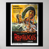 Reptilicus Monster  film Poster (Voorkant)