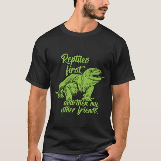 Reptilien Liebhaber T-shirt (Voorkant)