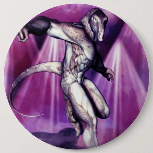 Reptillian Ronde Button 6,0 Cm (Voorkant)