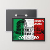 Repubblica Italiana Colosseo Button (Voorkant / Achterkant)