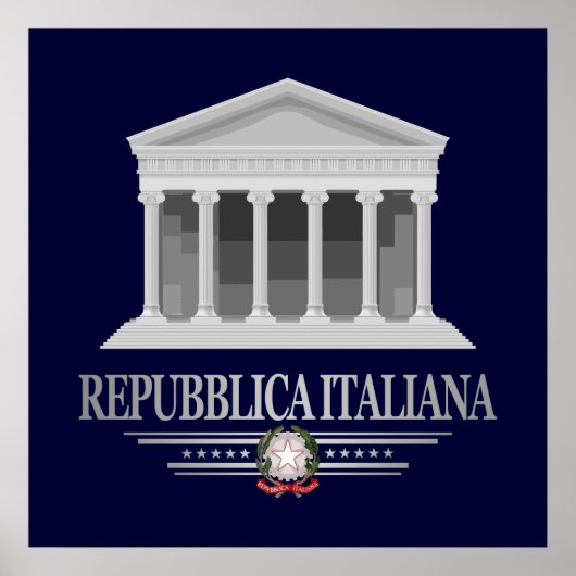 Repubblica Italiana Poster (Voorkant)