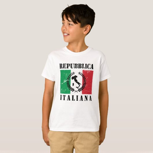 Repubblica Italiana T-shirt (Voorkant volledig)