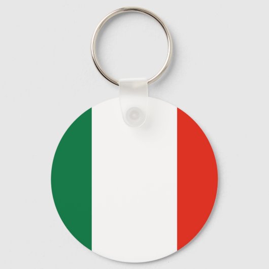 Repubblica Transpadana, vlag van Italië Sleutelhanger (Voorkant)