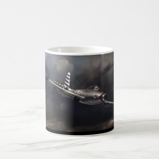 ”Republic F-84 Thunderjet”mug Koffiemok (Center)