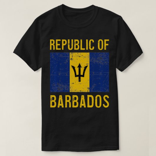 Republic of Barbados New Country Celebration Pride T-shirt (Design voorkant)