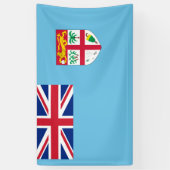 Republic of Fiji flag Banner (Verticaal)