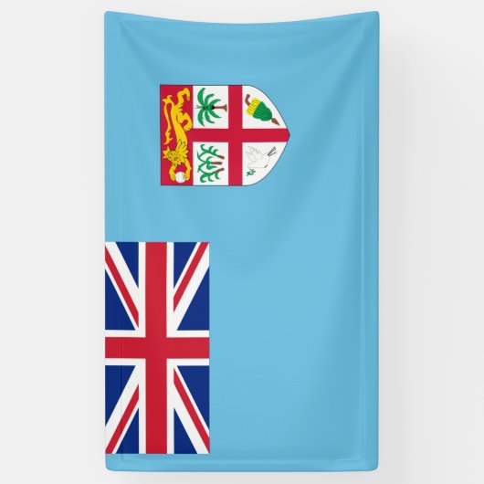 Republic of Fiji flag Banner (Verticaal)