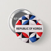 Republic of Korea Ronde Button 5,7 Cm (Voorkant /achterkant)